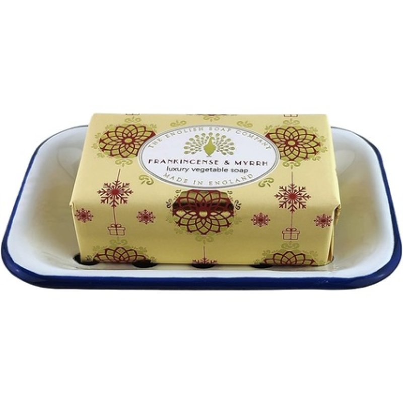 The English Soap Company Frankincense and Myrrh Christmas Soap 190g