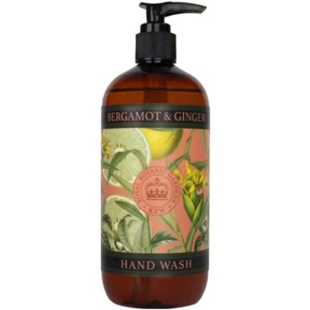 The English Soap Company Kew Gardens Luxury Hand and Body Wash with Aloe Vera and Vitamin E 500ml Bergamot & Ginger