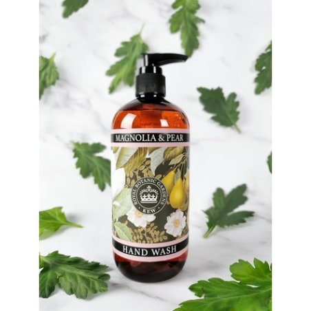 The English Soap Company Kew Gardens Luxury Hand and Body Wash with Aloe Vera and Vitamin E 500ml Magnolia & Pear