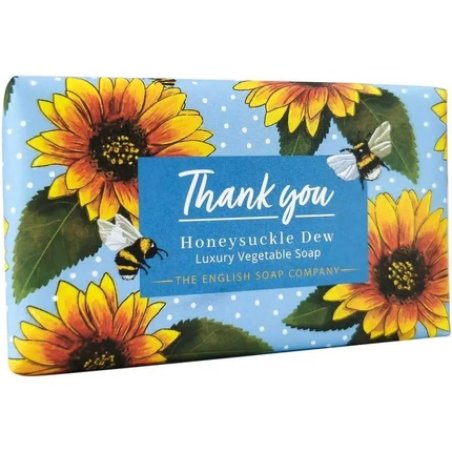 The English Soap Company Honeysuckle Dew Thank You Soap Bar 190g