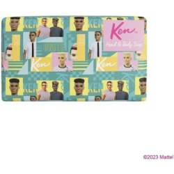 The English Soap Company Barbie Ken Soap Bar Luxury Bergamot Shea Butter Soap Bar 190g