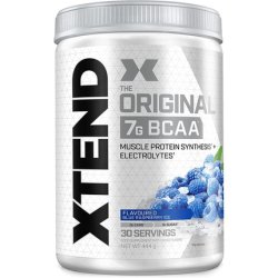 XTEND Original BCAA Blue Raspberry Ice Branched Chain Amino Acids Supplement 30 Servings 444g