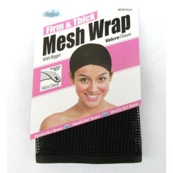 Dream Firm & Thick Mesh Wrap Self Closure Black One Size