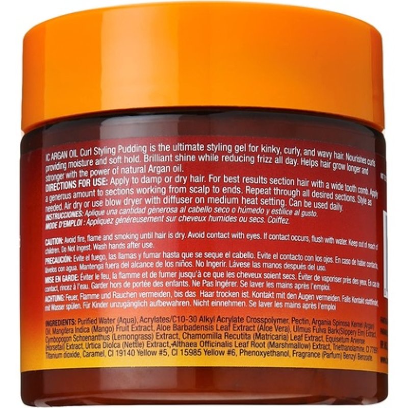 Fantasia Argan Oil Pudding Curl Style 454g Jar