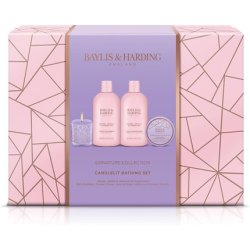 Baylis & Harding Jojoba Vanilla Almond Oil Luxury Candlelit Bathing Gift Set