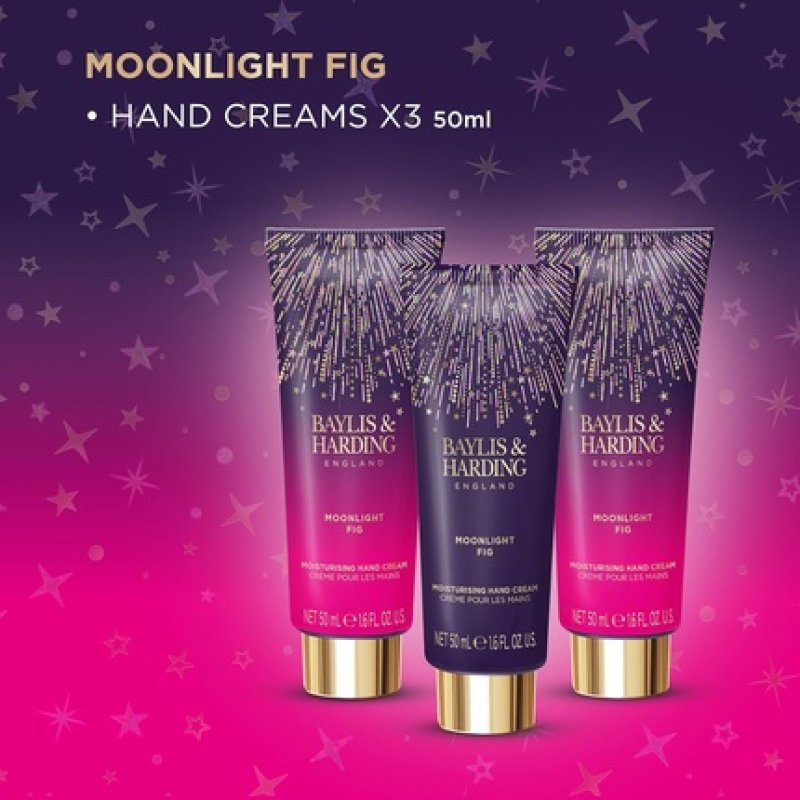 Baylis & Harding Moonlight Fig Luxury Hand Treats Gift Set - Vegan Friendly