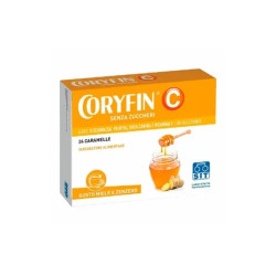 Sit Pharmaceutical Laboratory Coryfin C Sugar-Free Supplement Honey Ginger Flavor