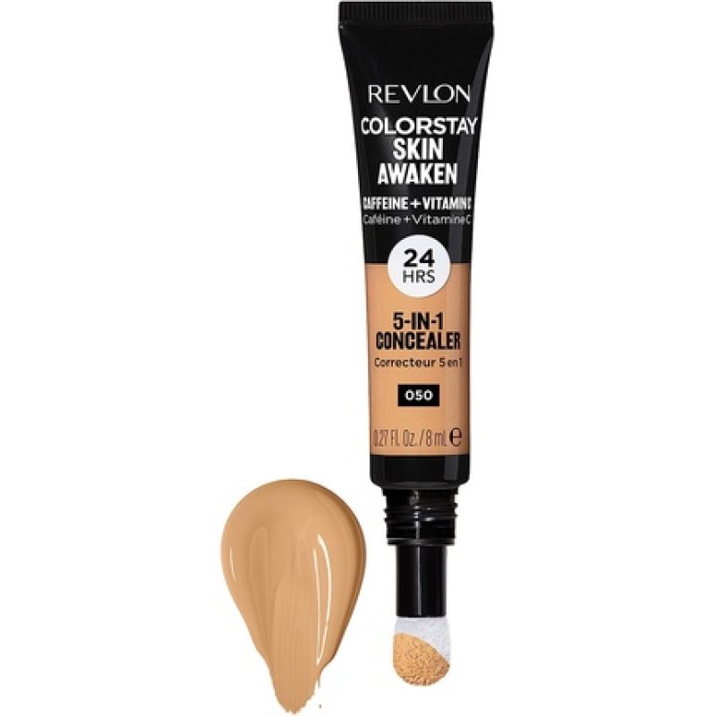 Revlon ColorStay Skin Awaken 5-in-1 Concealer 24HR Wear Fragrance & Paraben Free Light Medium 050 8ml