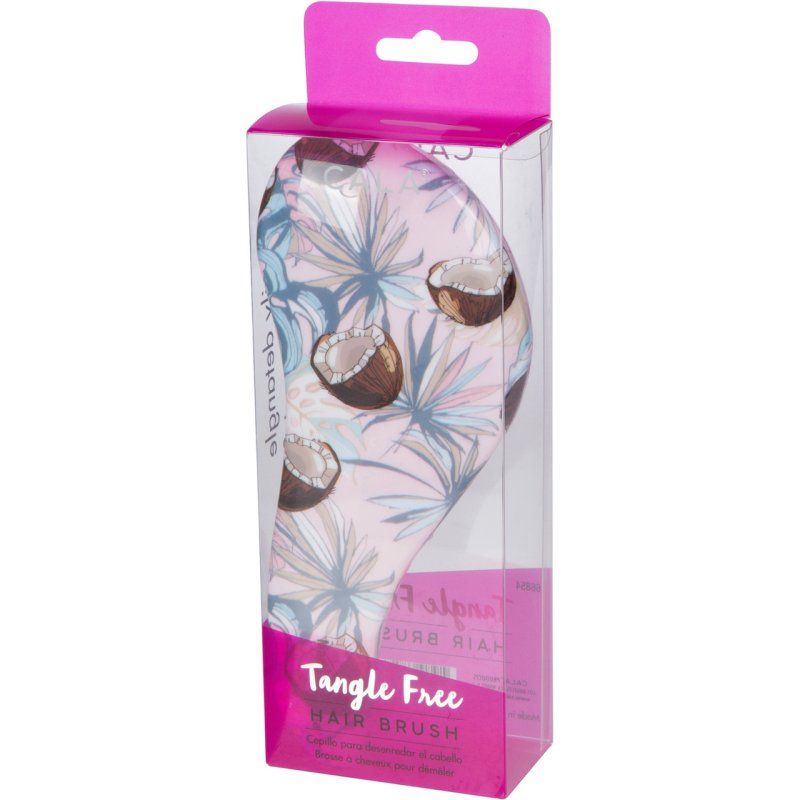 CALA 66854 brosse à cheveux et peigne Adulte Brosse à cheveux rectangulaire Fuchsia, Blanc 1 pièce(s)