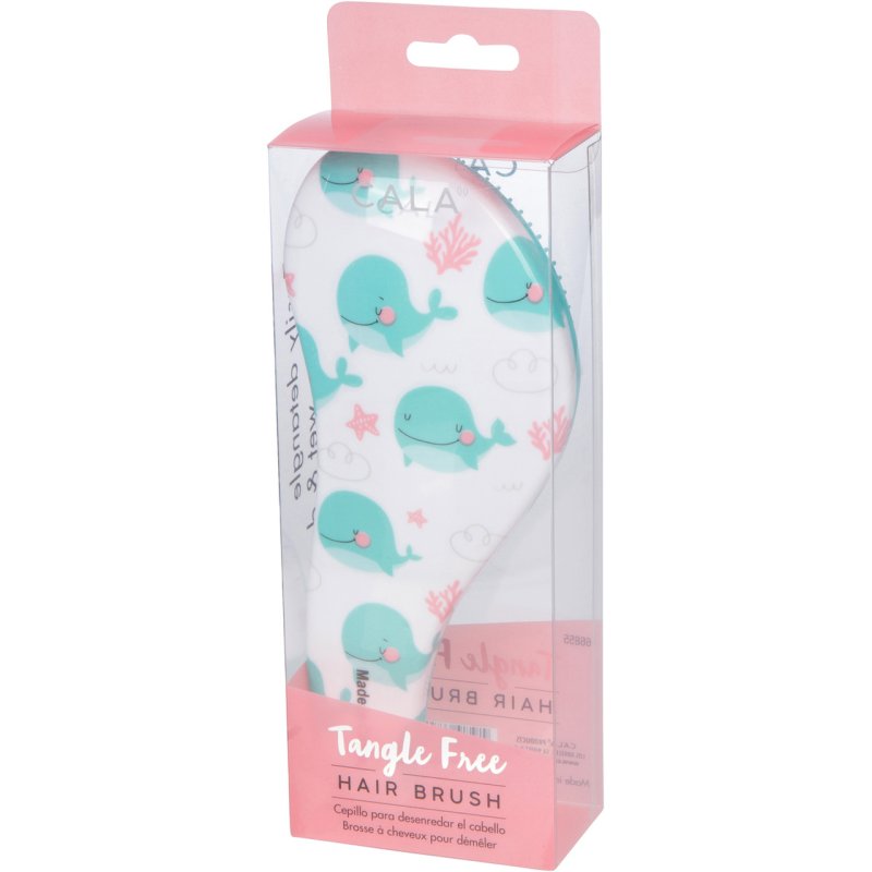 CALA 66855 hairbrush/comb Universal Paddle hairbrush Green, White 1 pc(s)