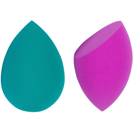 Cala Duo Makeup Sponges Teal and Purple
