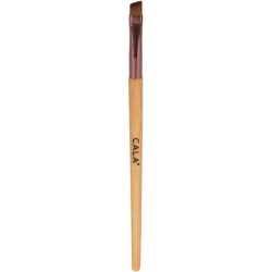 Cala Calla Natural Bamboo Brown Liner Brush - Chamfered Eyebrow and Eyeliner