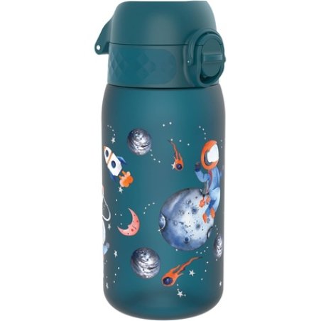 Ion8 Kids Water Bottle Leak Proof Easy to Open Secure Lock Dishwasher Safe BPA Free Carry Handle Hygienic Flip Cover
