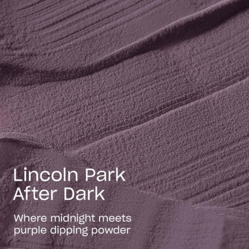 OPI Powder Perfection Lincoln Park After Dark Opaque Dark Purple Creme Nail