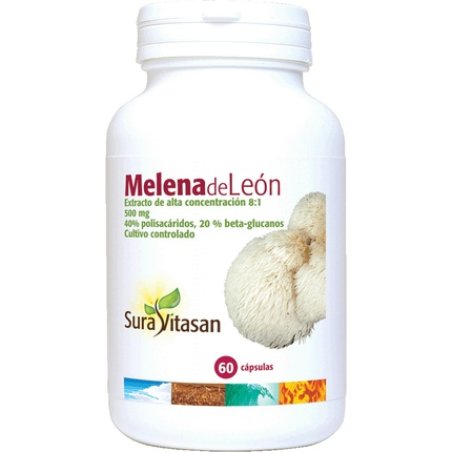 Sura Vitas Melena De Leon 500 Mg 60 Vcaps