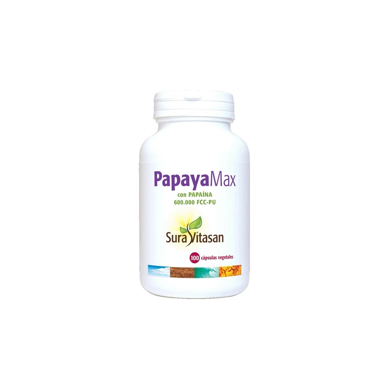 Sura Vitas Papaya Max 100 Capsules - Nutritional Supplement