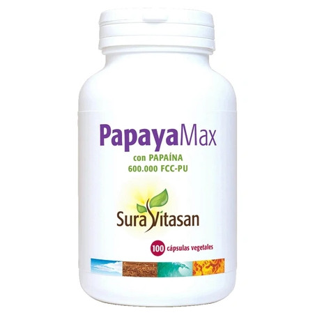 Sura Vitas Papaya Max 100 Capsules - Nutritional Supplement