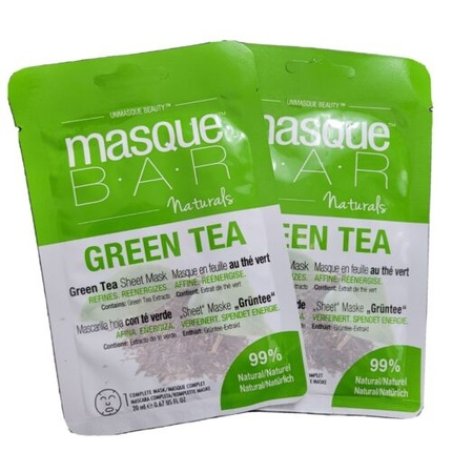 Mask Bar 99% Naturals Green Tea Sheet Mask 0.67