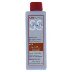 CHI Ionic Shine Shades Liquid Hair Color 6RB Light Red Brown 3 Ounce