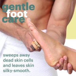 Afterspa Foot Brush Exfoliating Pedicure Brush for Smooth Feet and Dry Skin