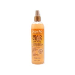 Braid Sheen Shine Spray 8 in 1 Formula 12 oz 355 ml Brazilian Keratin