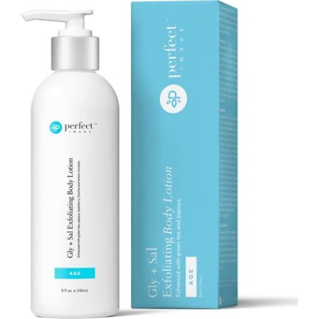 Perfect Image Gly 10% Sal 2% Exfoliating Body Lotion Enhanced with Green Tea Papaya Bearberry Licorice Amino Complex