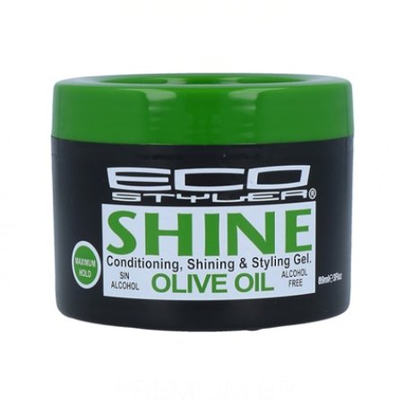 Eco Styler Shine Gel Olive Oil 89 Ml - Perfect For Styling And Adding Shine