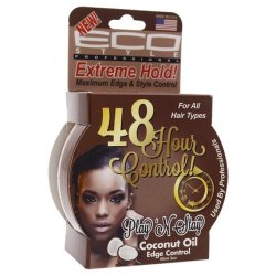 Ecoco Playn Stay Edge Control Gel with Coconut Oil 0.11kg