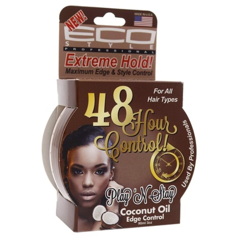 Ecoco Playn Stay Edge Control Gel with Coconut Oil 0.11kg