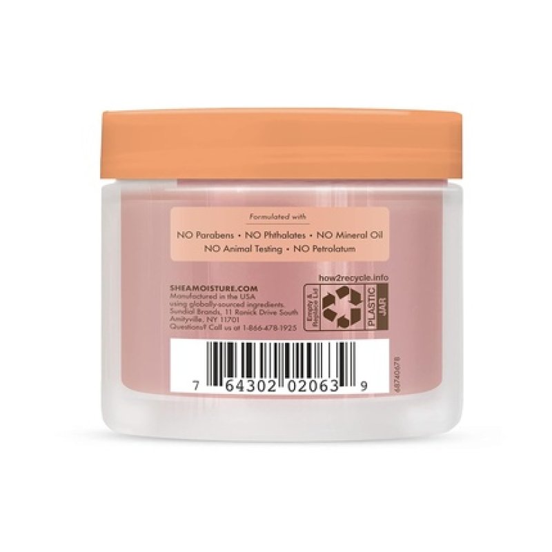 SheaMoisture Flaxseed Edge Control Gel Hair Products for Curly Hair Coconut and Hibiscus Paraben-Free 3.5 oz