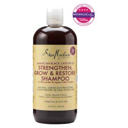 SheaMoisture Jamaican Black Castor Oil Strengthen, Grow & Restore 482 ml Shampoing Professionnel Unisexe