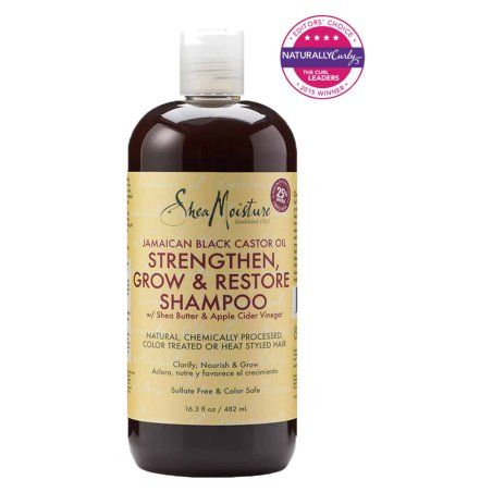 SheaMoisture Jamaican Black Castor Oil Strengthen, Grow & Restore Shampoo, 482ml