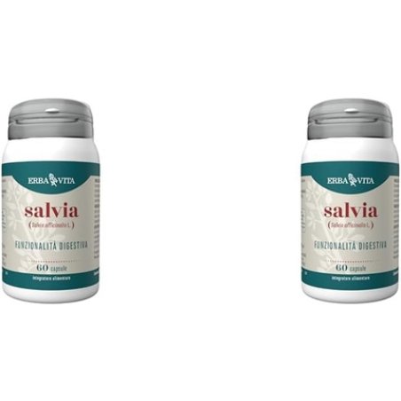 Erba Vita Sage Food Supplement 60 Capsules