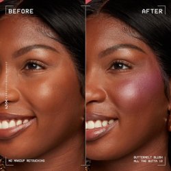 NYX PROFESSIONAL MAKEUP Buttermelt Powder Blush Fade and Transfer-Resistant Blush Vegan Formula All The Butta 12 0.17