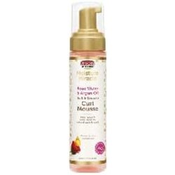 African Pride Moisture Miracle Rose Water & Argan Oil Soft & Smooth Curl Mousse