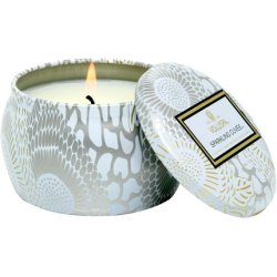 Voluspa Sparkling Cuvee Mini Tin Candle 4 Oz 25 Hour Burn Time Coconut Wax