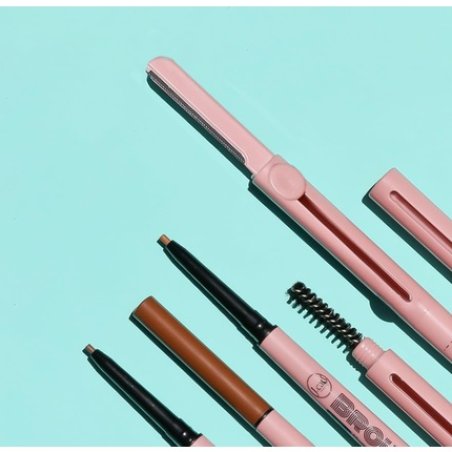 J.Cat Beauty 3-in-1 Mapping and Shaping Brow Pencil Medium Cool Brown