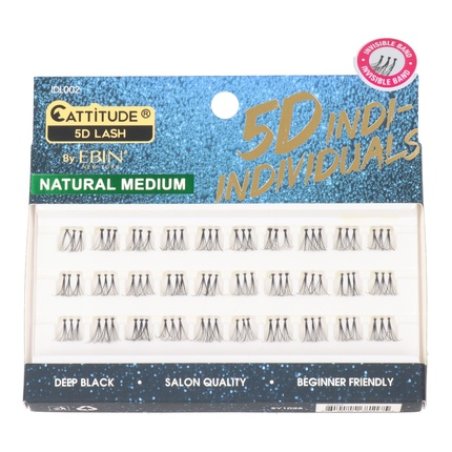 Ebin New York Cattitude 5d Indi Individuals Lash Natural Medium 002