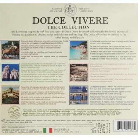 DOLCE VIVERE - assortment of 6 fragrances KIT COLLECTION 6 x 150g