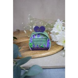 The English Soap Company Sandalwood Shea Butter Heart Shaped Guest Soaps English Lavender Scent 3 x 20g