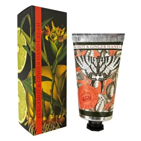 The English Soap Company Royal Botanical Gardens Kew Hand Cream Luxury Ginger Moisturising Hand Cream for Men and Women