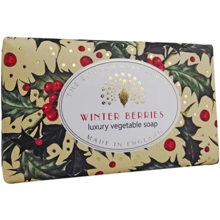 The English Soap Company Festive Soap Bar 190g Winter Berries Vanilla