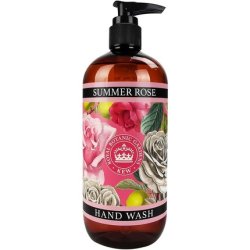 Royal Botanic Kew Gardens Hand Wash Liquid Soap 500ml Parabens and SLS Free Summer Rose