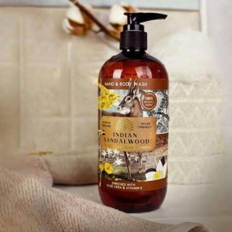 The English Soap Company Indian Sandalwood Hand & Body Wash 500ml
