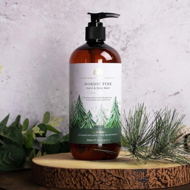Nordic Pine Hand & Body Wash Soap 500ml 16.9fl oz.