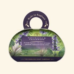 The English Soap Company Patchouli & Cedarwood Gift Soap