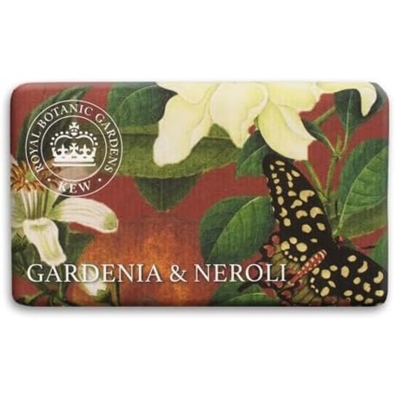 Kew Gardens Gardenia and Neroli Luxury Soap Vegan Body Soap Bar 240g
