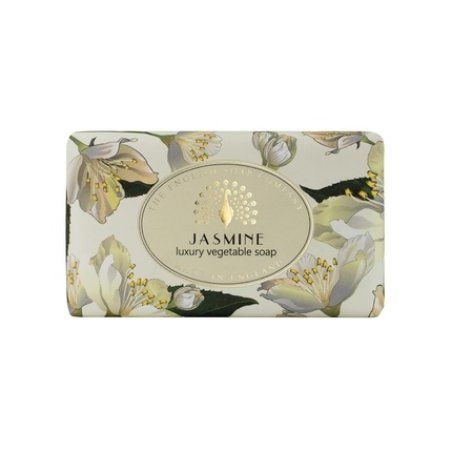 The English Soap Company Vintage Wrapped Jasmine Shea Butter Soap Bar