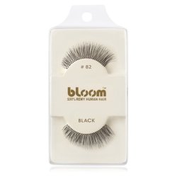 Bloom Natural False Eyelashes No. 82 (Black) - 1 cm