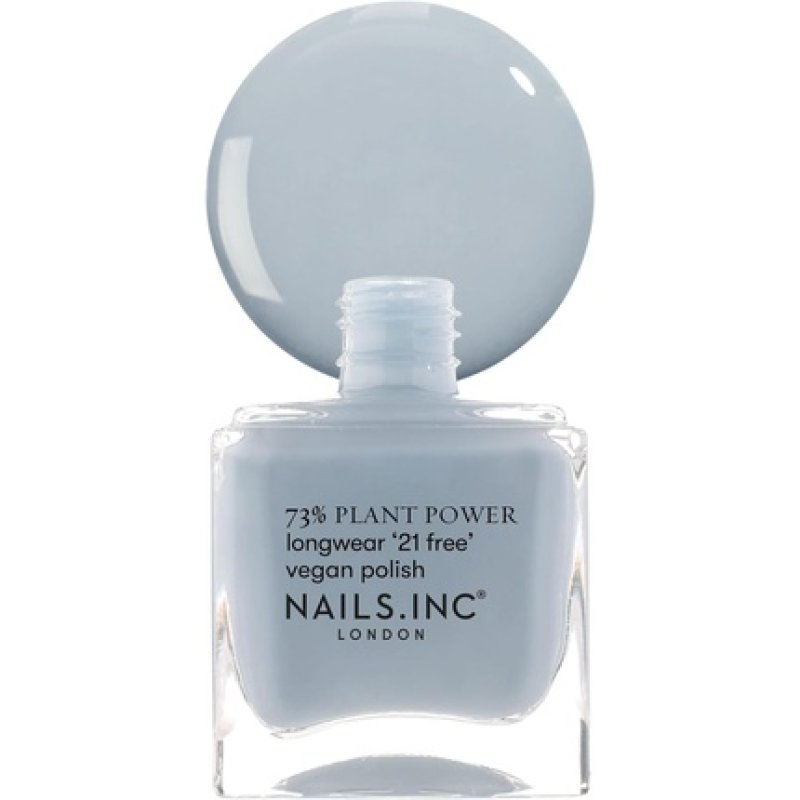 Nails.INC 73% Plant Power Nail Polish Fresh Air Don't Care Grey 14ml